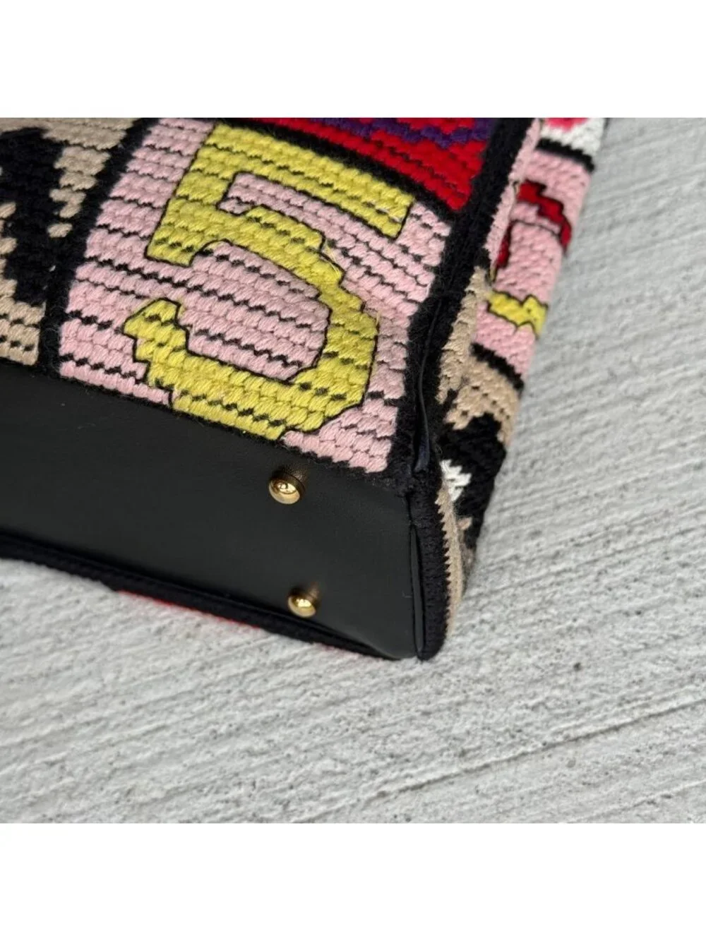 Chanel Precious Symbol Needle Point Multicolor Bag